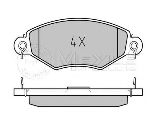 Тормозные колодки MEYLE 025 219 8018/PD PLATINUM PAD