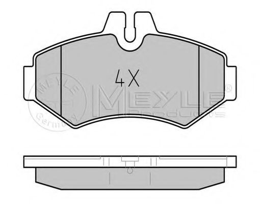 Тормозные колодки MEYLE 025 230 2118/PD PLATINUM PAD