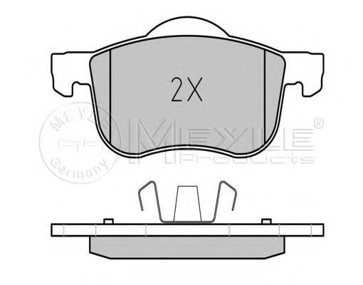 Тормозные колодки MEYLE 025 230 7318/PD PLATINUM PAD