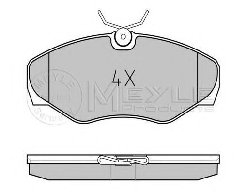 Тормозные колодки MEYLE 025 230 9918/PD PLATINUM PAD