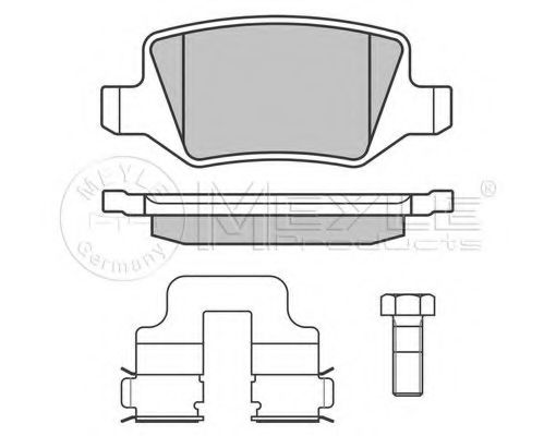 Тормозные колодки MEYLE 025 231 3814/PD PLATINUM PAD