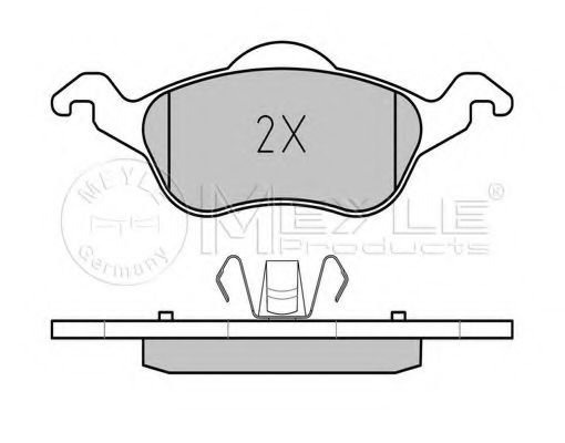 Тормозные колодки MEYLE 025 231 5419/PD PLATINUM PAD