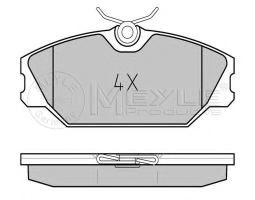 Тормозные колодки MEYLE 025 231 7218/PD PLATINUM PAD