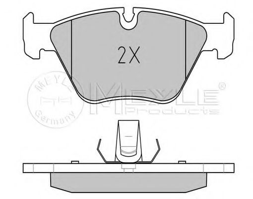 Тормозные колодки MEYLE 025 231 8320/PD PLATINUM PAD