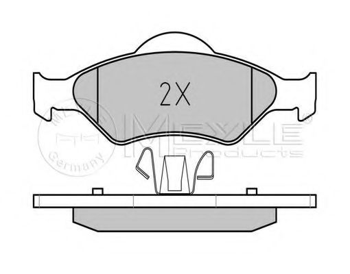 Тормозные колодки MEYLE 025 232 0018/PD PLATINUM PAD