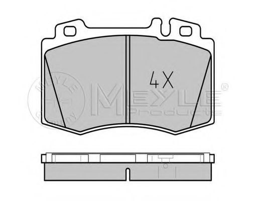 Тормозные колодки MEYLE 025 232 7117/PD PLATINUM PAD