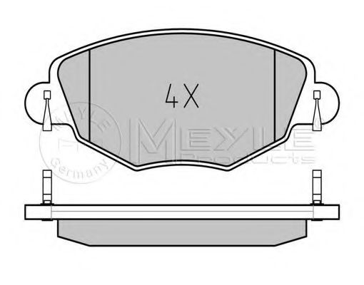 Тормозные колодки MEYLE 025 232 7918/PD PLATINUM PAD