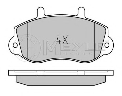 Тормозные колодки MEYLE 025 233 0218/PD PLATINUM PAD