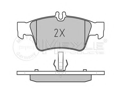 Тормозные колодки MEYLE 025 233 3416/PD PLATINUM PAD