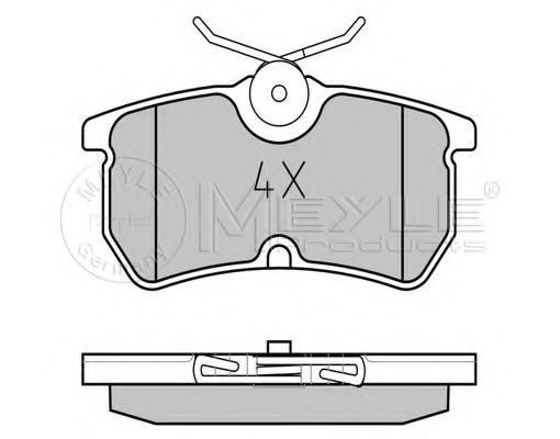 Тормозные колодки MEYLE 025 233 5314/PD PLATINUM PAD