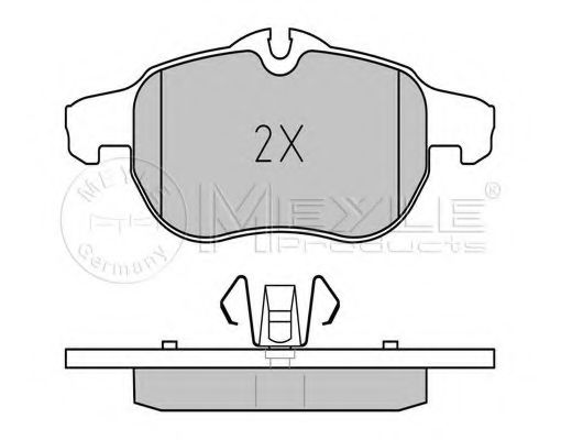 Тормозные колодки MEYLE 025 234 0220/PD PLATINUM PAD