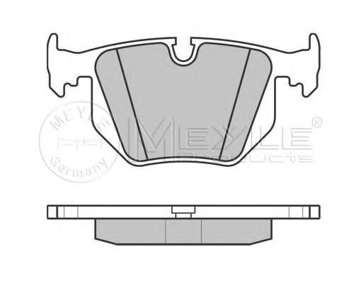 Тормозные колодки MEYLE 025 234 4717/PD PLATINUM PAD
