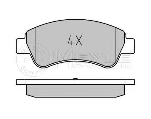 Тормозные колодки MEYLE 025 235 9919/PD PLATINUM PAD