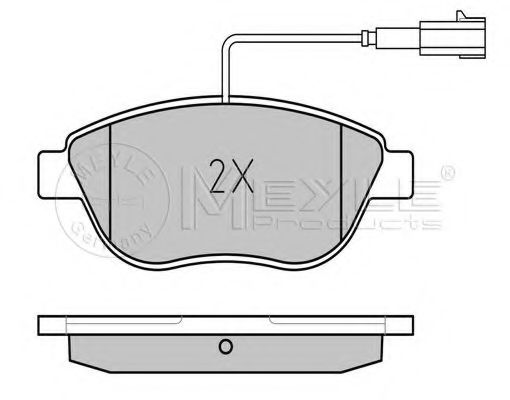Тормозные колодки MEYLE 025 237 0918/PD PLATINUM PAD