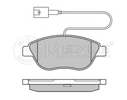 Тормозные колодки MEYLE 025 237 0919/PD PLATINUM PAD