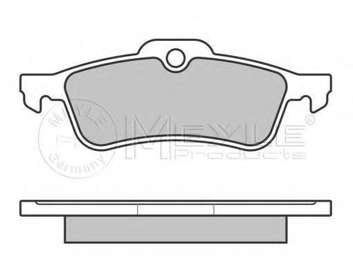 Тормозные колодки MEYLE 025 237 1616/PD PLATINUM PAD