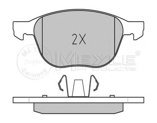 Тормозные колодки MEYLE 025 237 2318/PD PLATINUM PAD
