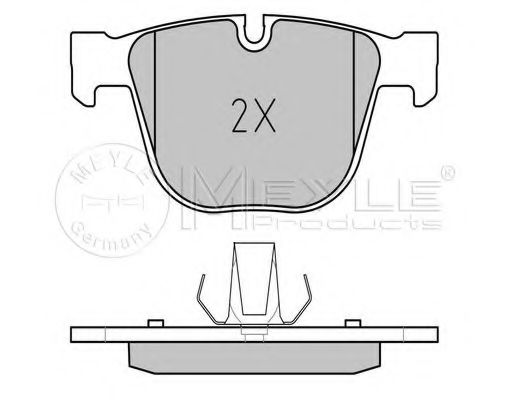 Тормозные колодки MEYLE 025 237 3017/PD PLATINUM PAD