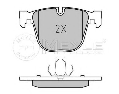 Тормозные колодки MEYLE 025 237 3116/PD PLATINUM PAD