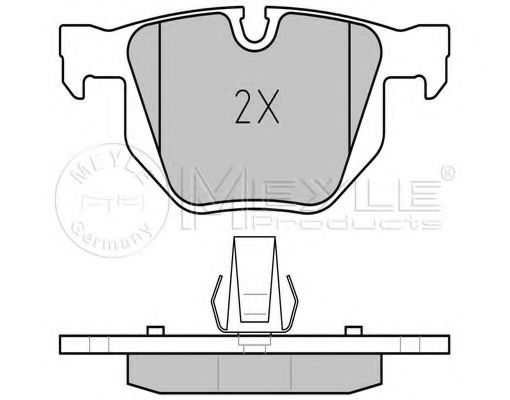 Тормозные колодки MEYLE 025 237 3217/PD PLATINUM PAD