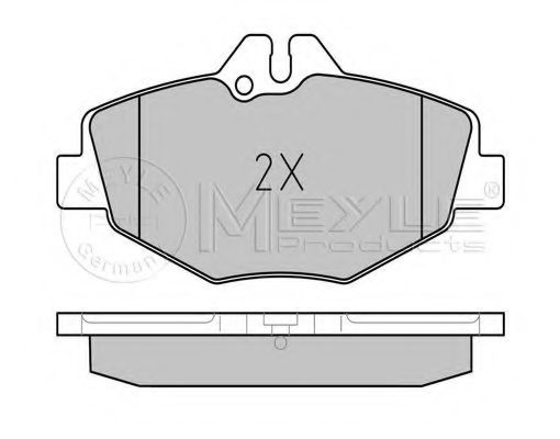 Тормозные колодки MEYLE 025 237 4320/W