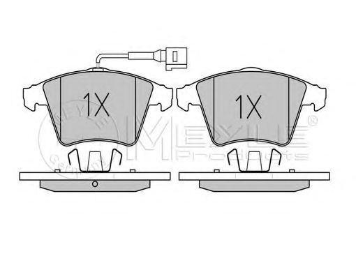 Тормозные колодки MEYLE 025 237 4618/PD PLATINUM PAD