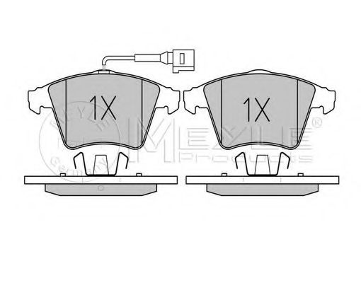 Тормозные колодки MEYLE 025 237 4619/PD PLATINUM PAD