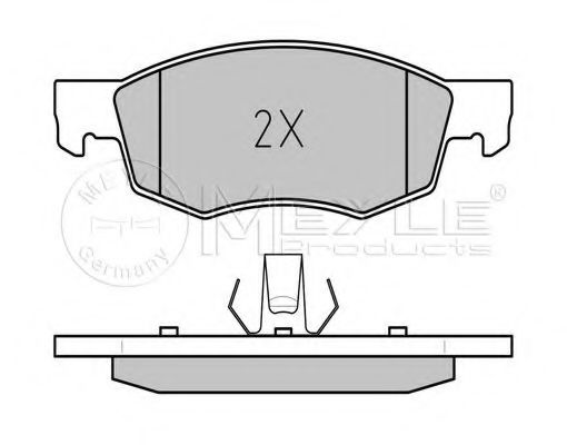 Тормозные колодки MEYLE 025 238 4218/PD PLATINUM PAD