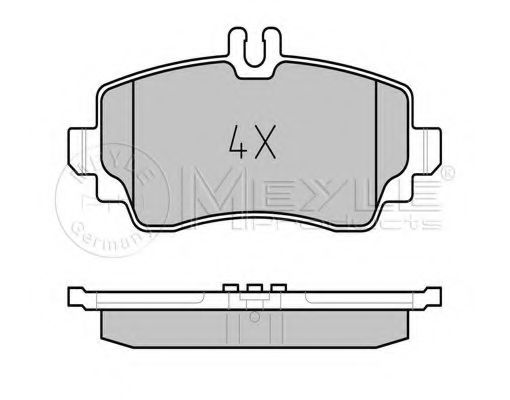 Тормозные колодки MEYLE 025 239 0319/PD PLATINUM PAD