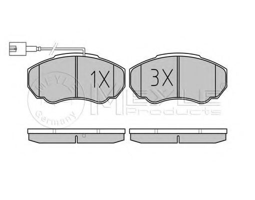 Тормозные колодки MEYLE 025 239 1719/PD PLATINUM PAD