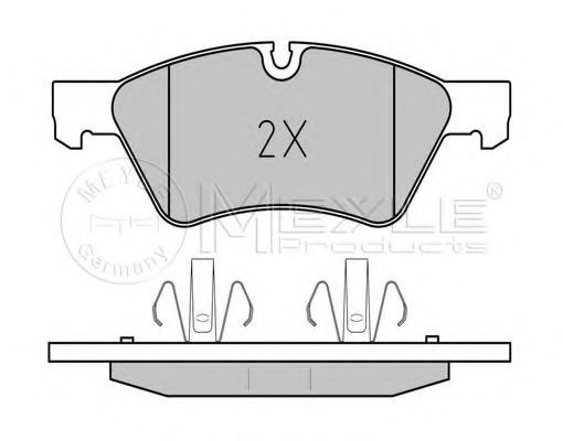 Тормозные колодки MEYLE 025 239 2221/PD PLATINUM PAD