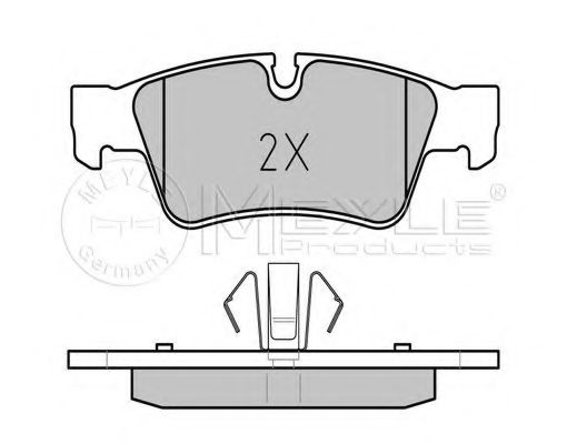 Тормозные колодки MEYLE 025 239 2318/PD PLATINUM PAD