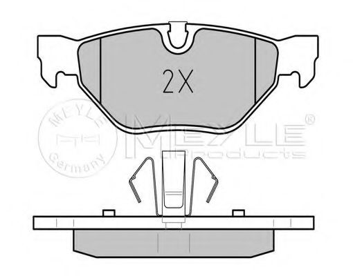 Тормозные колодки MEYLE 025 239 2617/PD PLATINUM PAD