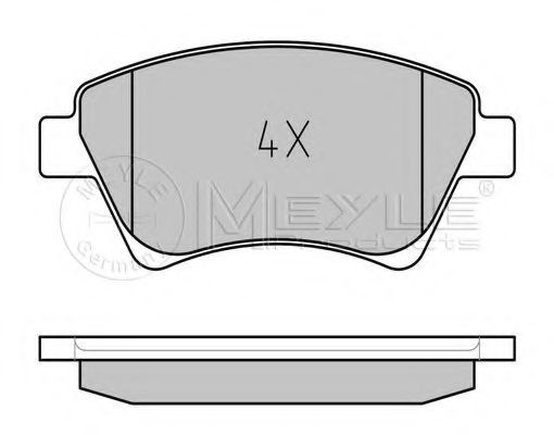Тормозные колодки MEYLE 025 239 3018/PD PLATINUM PAD