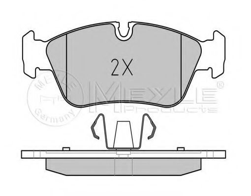 Тормозные колодки MEYLE 025 239 3517/PD PLATINUM PAD