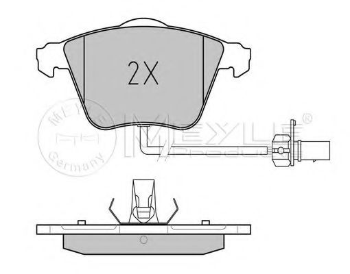 Тормозные колодки MEYLE 025 239 5020/PD PLATINUM PAD