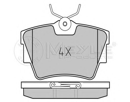 Тормозные колодки MEYLE 025 239 8017/PD PLATINUM PAD