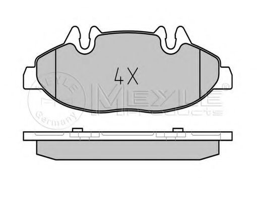Тормозные колодки MEYLE 025 240 0720/PD PLATINUM PAD