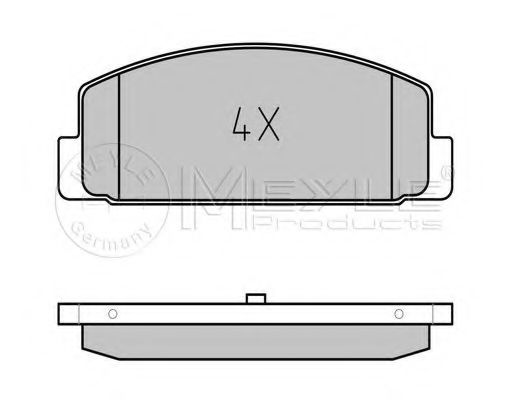 Тормозные колодки MEYLE 025 240 4514/PD PLATINUM PAD