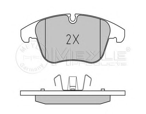 Тормозные колодки MEYLE 025 240 8418/PD PLATINUM PAD