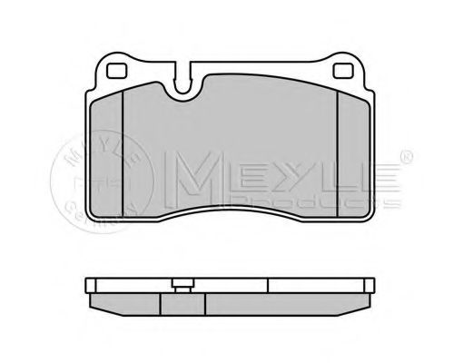 Тормозные колодки MEYLE 025 240 9817/PD PLATINUM PAD