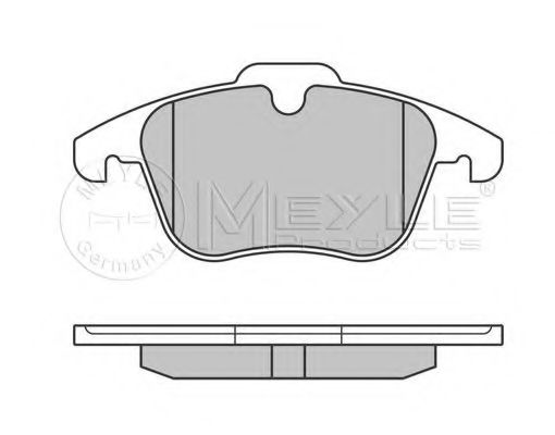Тормозные колодки MEYLE 025 241 2319/PD PLATINUM PAD