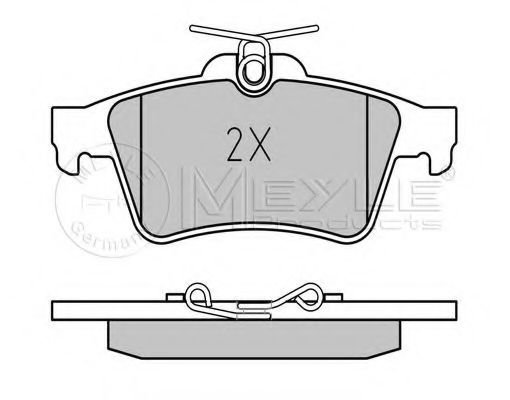 Тормозные колодки MEYLE 025 241 3716/PD PLATINUM PAD