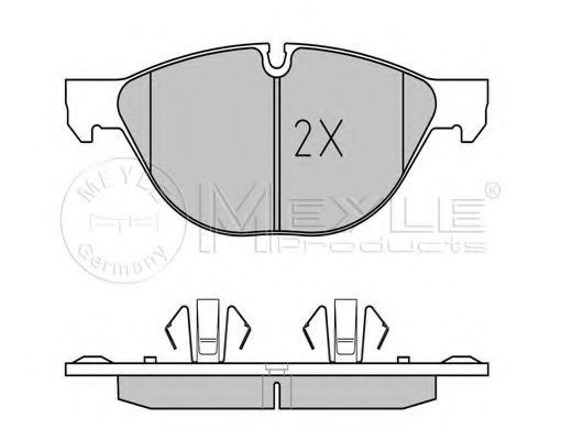 Тормозные колодки MEYLE 025 241 7219/PD PLATINUM PAD