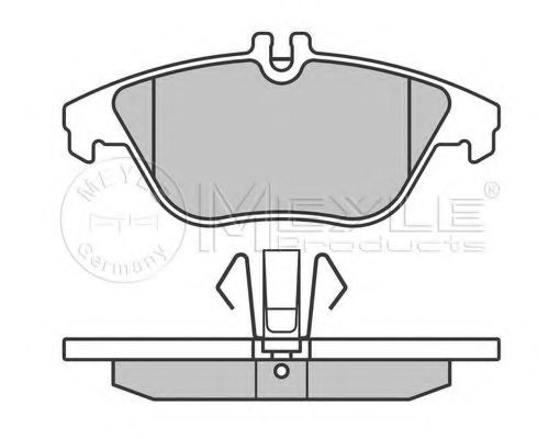 Тормозные колодки MEYLE 025 242 5317/PD PLATINUM PAD