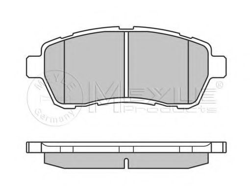 Тормозные колодки MEYLE 025 242 8316/PD PLATINUM PAD