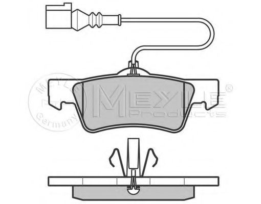 Тормозные колодки MEYLE 025 243 6719/PD PLATINUM PAD