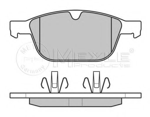Тормозные колодки MEYLE 025 243 9920/PD PLATINUM PAD