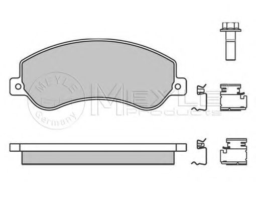 Тормозные колодки MEYLE 025 244 8419/PD PLATINUM PAD
