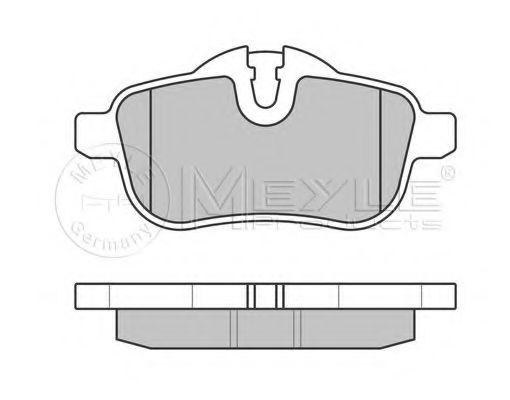 Тормозные колодки MEYLE 025 245 5918/PD PLATINUM PAD